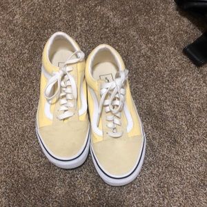 Women’s Vans, yellow